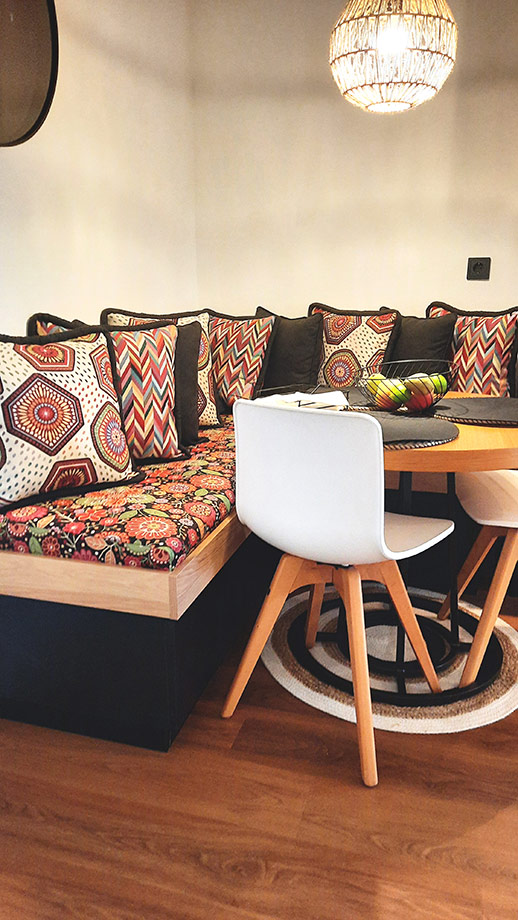 Κατασκευή Γωνιακού Χτιστού Καναπέ με Αποθηκευτικό Χώρο