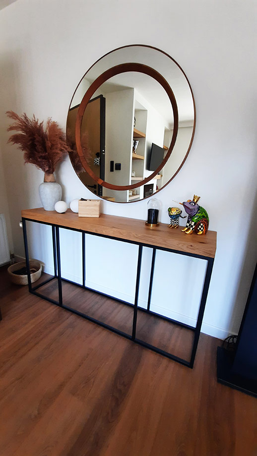 Κατασκευή Κονσόλας Εισόδου απο Ξύλο και Μέταλλο