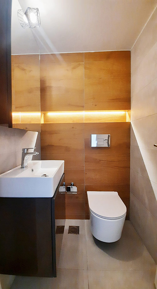 Κρυφός Φωτισμός στο Μπάνιο