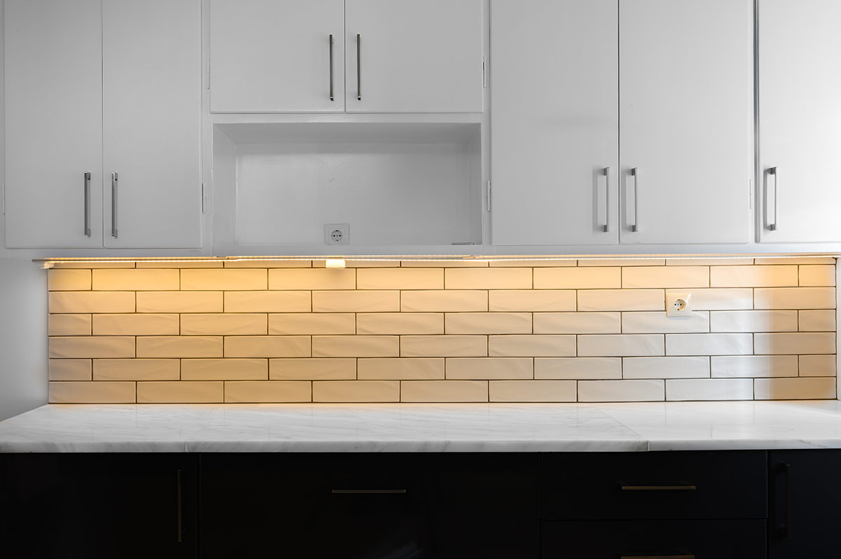 Πλακάκι Πάγκου Κουζίνας σε Style Τούβλου