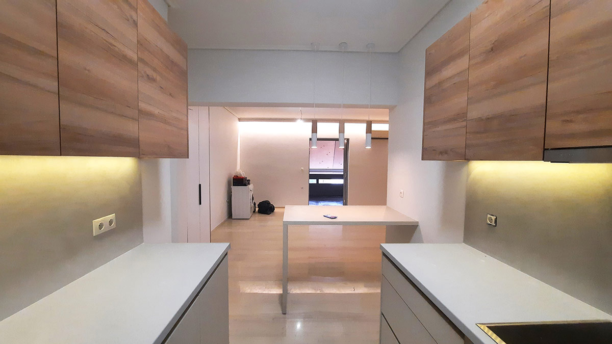 Γενική Όψη Κουζίνας Σαλονιού