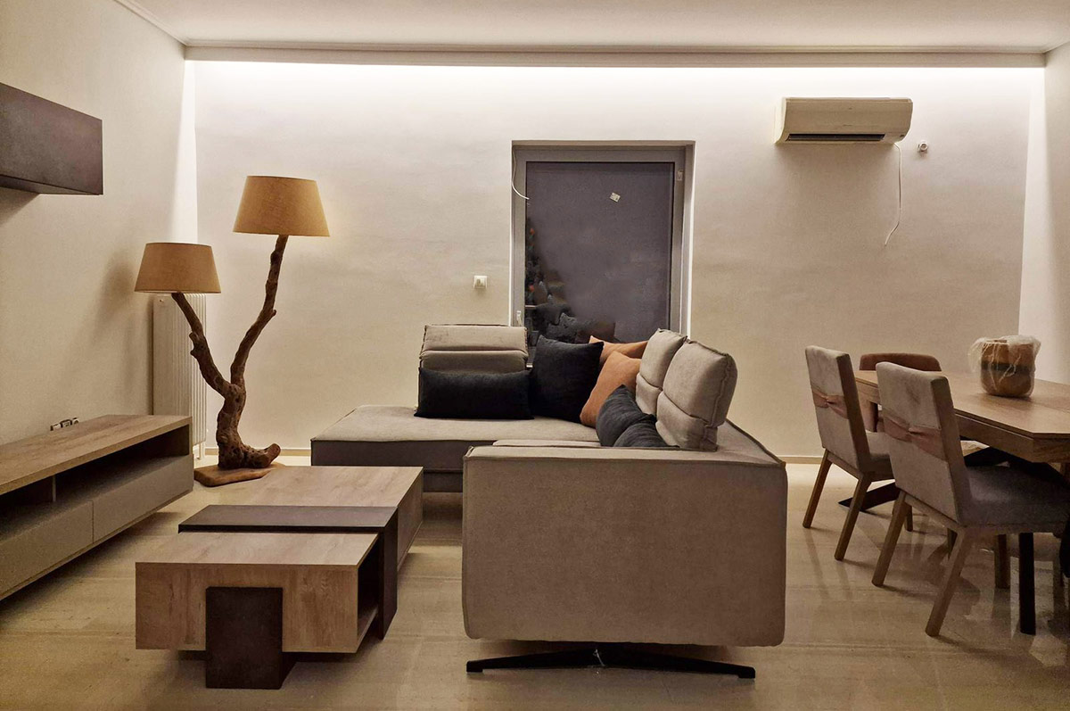 Ανακαίνιση Καθιστικού και Τραπεζαρίας