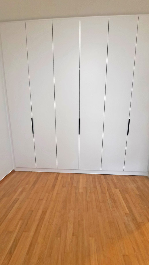 Κατασκευή Νέας Ανοιγόμενης Ντουλάπας στο Υπνοδωμάτιο