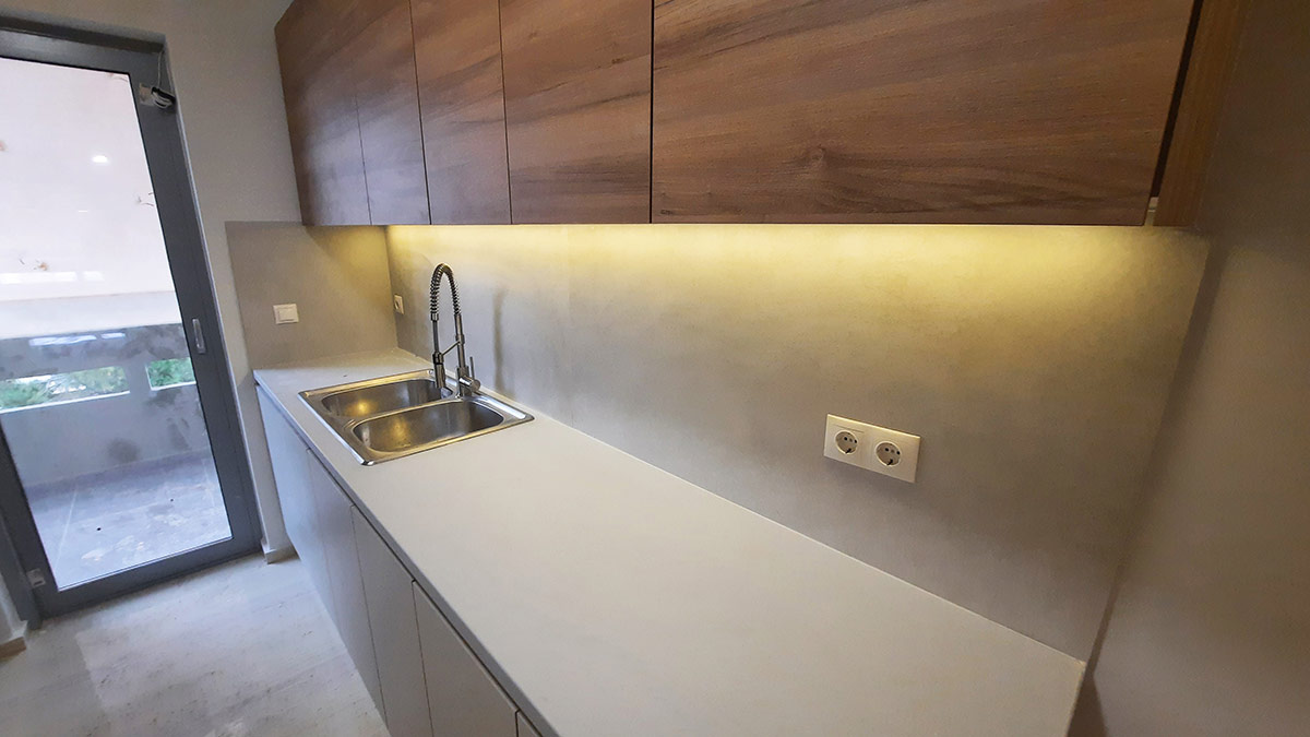 Κρυφός Φωτισμός Led στον Πάγκο της Κουζίνας