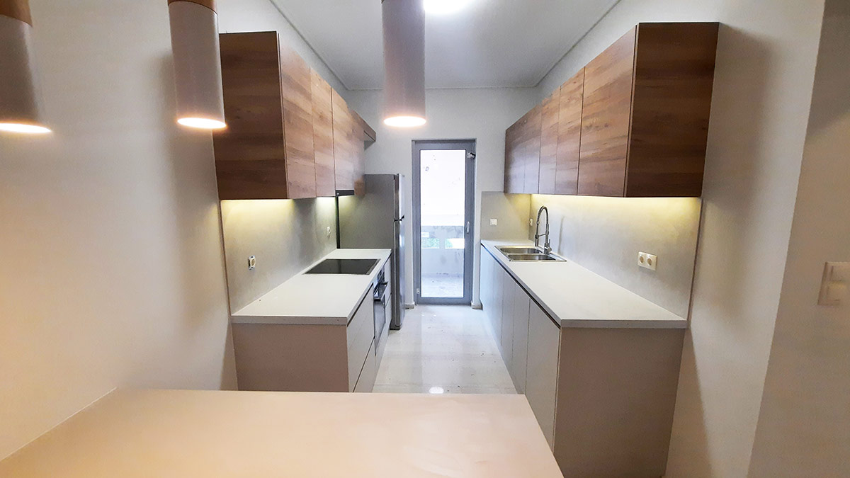 Σύνθεση Μοντέρνας Κουζίνας απο Μελαμίνη Egger