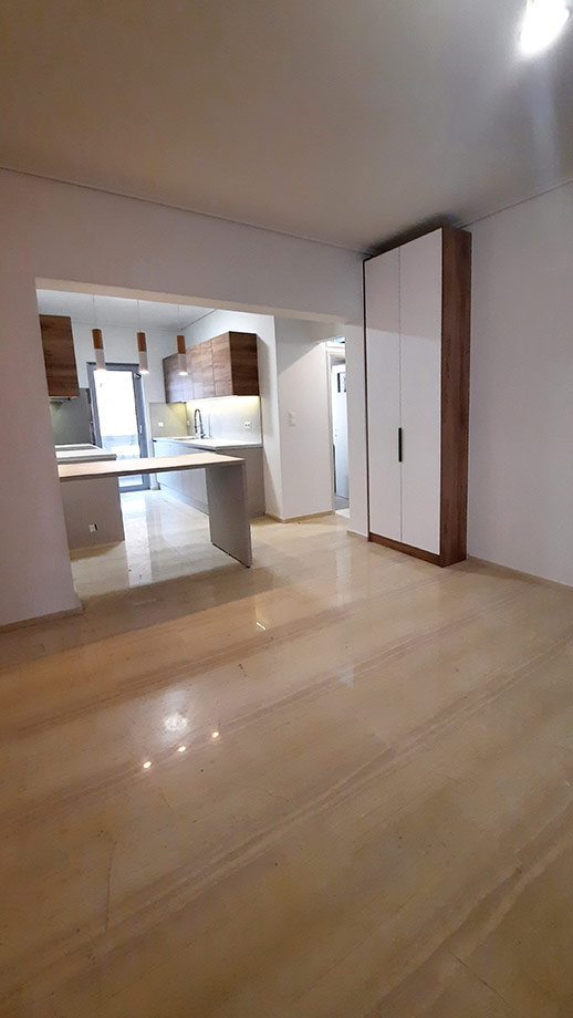 Τρίψιμο και Γυάλισμα Παλαιού Μαρμάρινου Δαπέδου