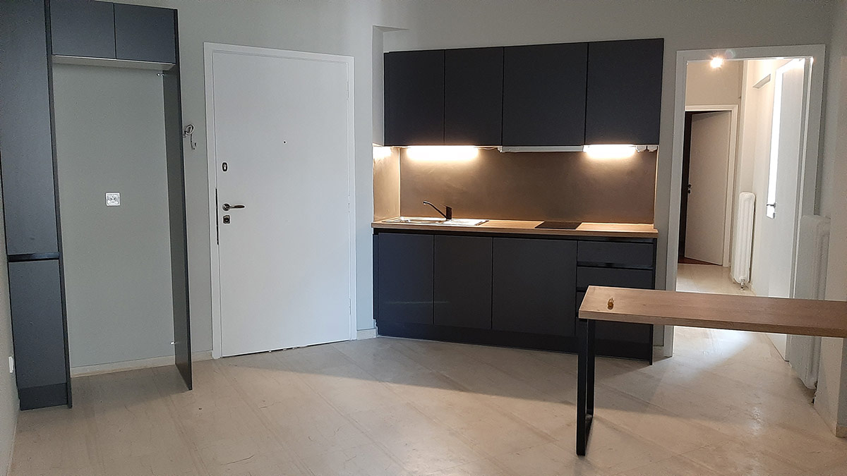 Πλάτη Πάγκου Κουζίνας απο Πατητή Τσιμεντοκονία