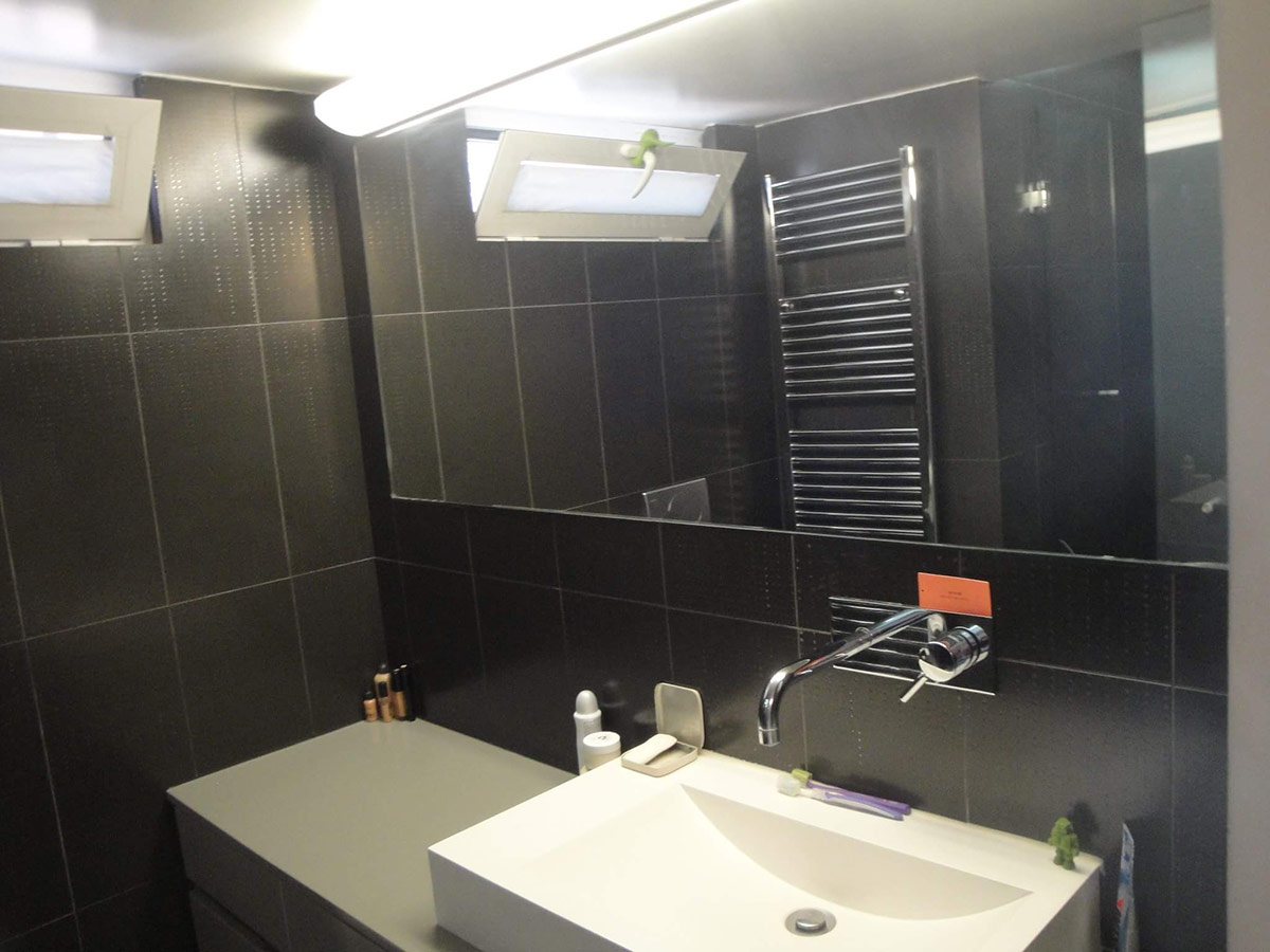 Μπάνιο με Πλακάκι Matrix