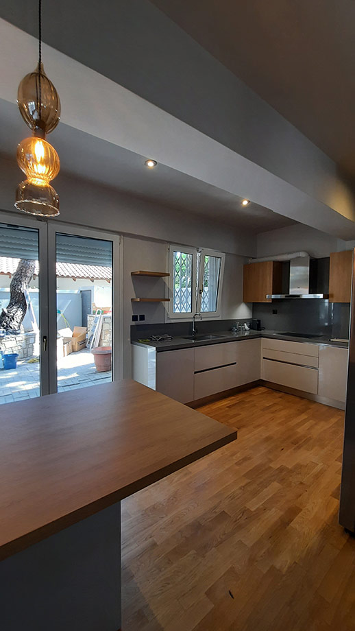 Διαμόρφωση Κουζίνας και Τραπεζαρίας