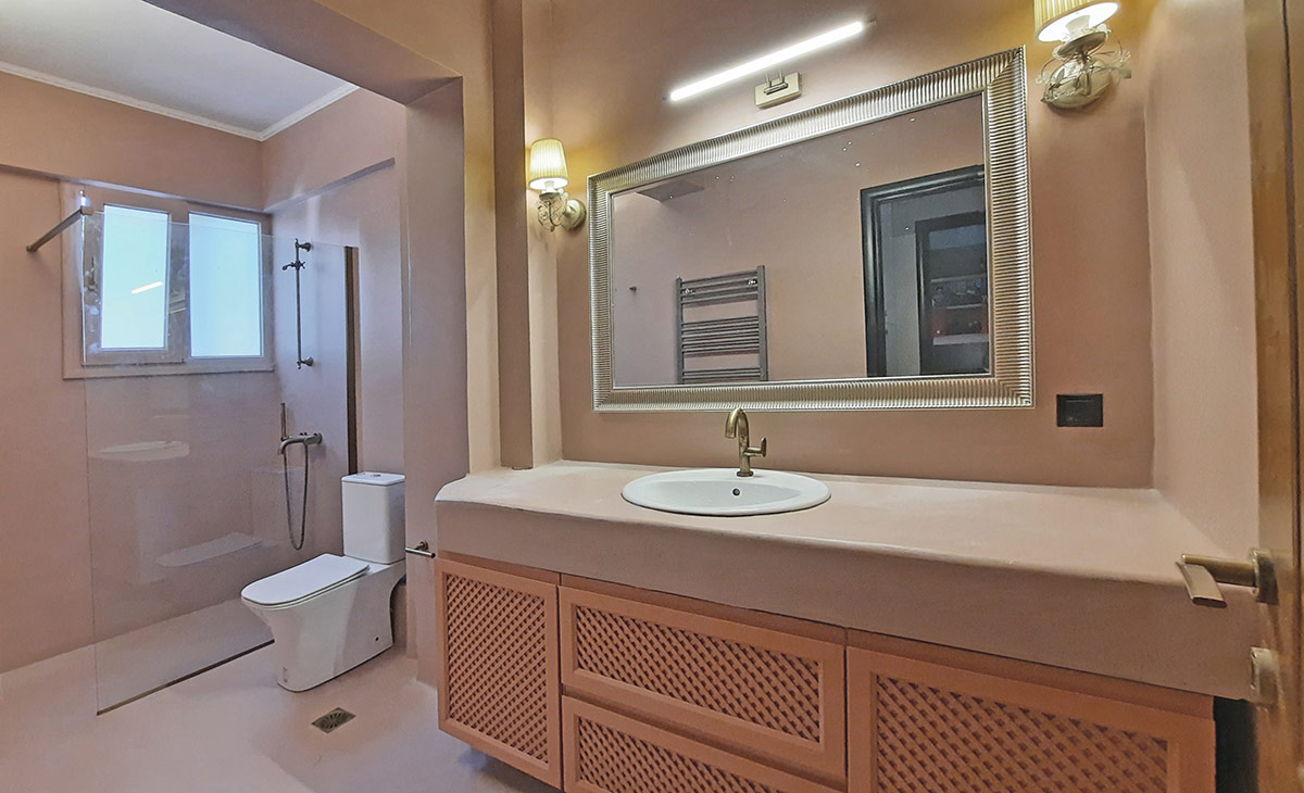 Πατητή Τσιμεντοκονία σε Μπέζ Απόχρωση