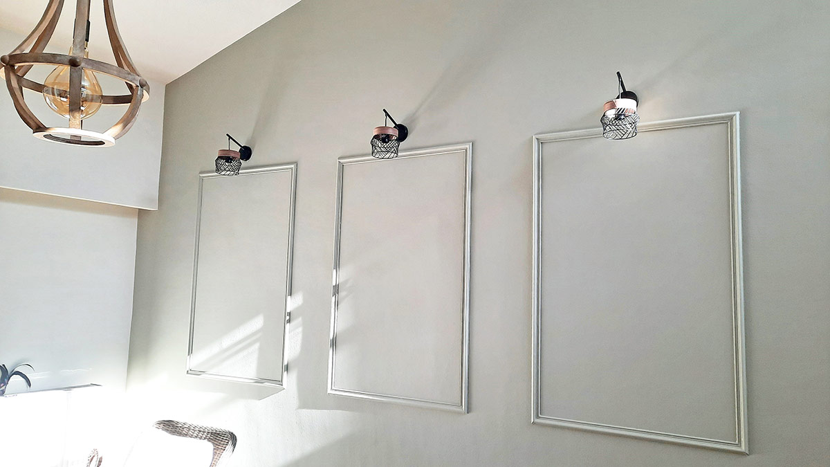 Κορνίζες Τοίχου με Ξύλινα Πηχάκια