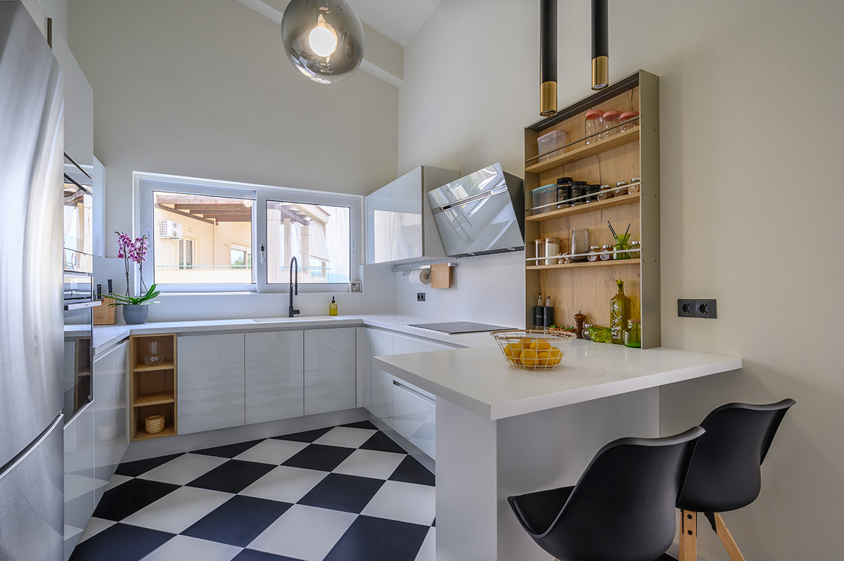 Μοντέρνα Κουζίνα με Πάσο