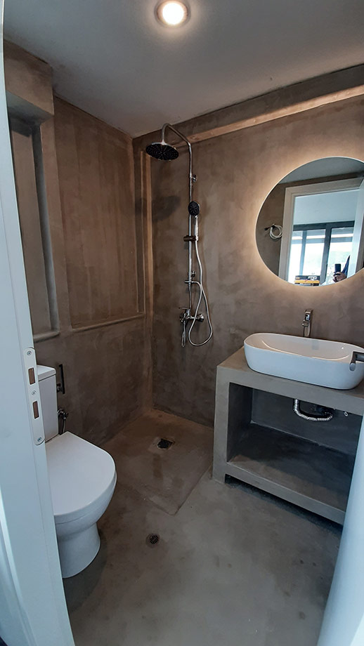 Πατητές Τσιμεντοκονίες σε Μπάνιο