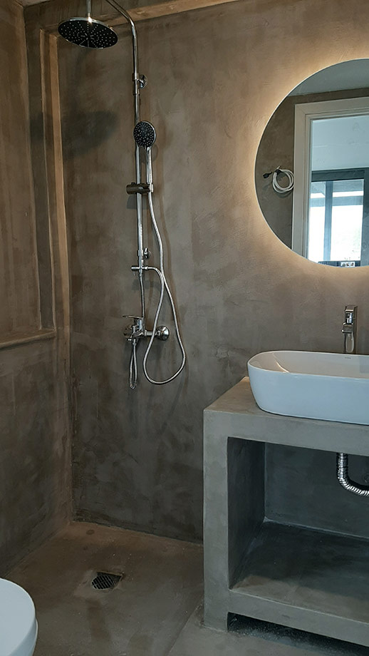 Πατητές Τσιμεντοκονίες σε Μπάνιο