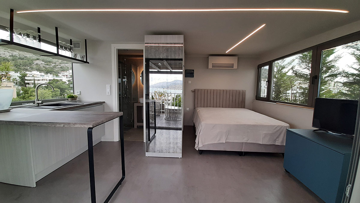 Κουζίνα με Μεταλλικά Στοιχεία