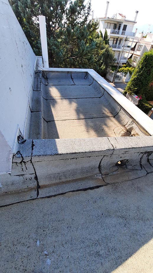 Επισκευές μόνωσης ταράτσας