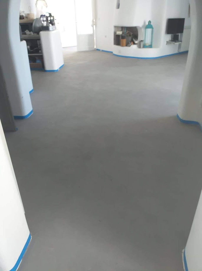 Πατητές Τσιμεντοκονίες σε Μυκονιάτικο Στύλ