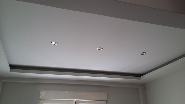 Κατασκευή Ψευδοροφής από Γυψοσανίδες Με Κούτελα για Κρυφό Φωτισμό