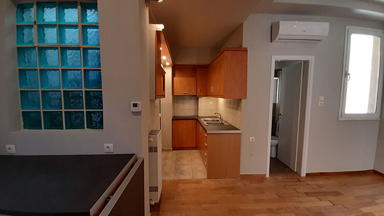 Τοποθέτηση Μπλέ Υαλότουβλα σε Φωταγωγό