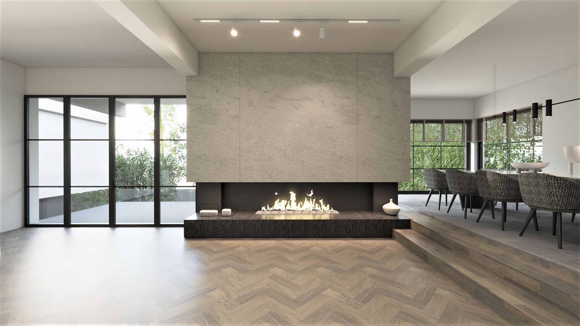 Διατήρηση τζακιού και μαρμάρινης επένδυσης