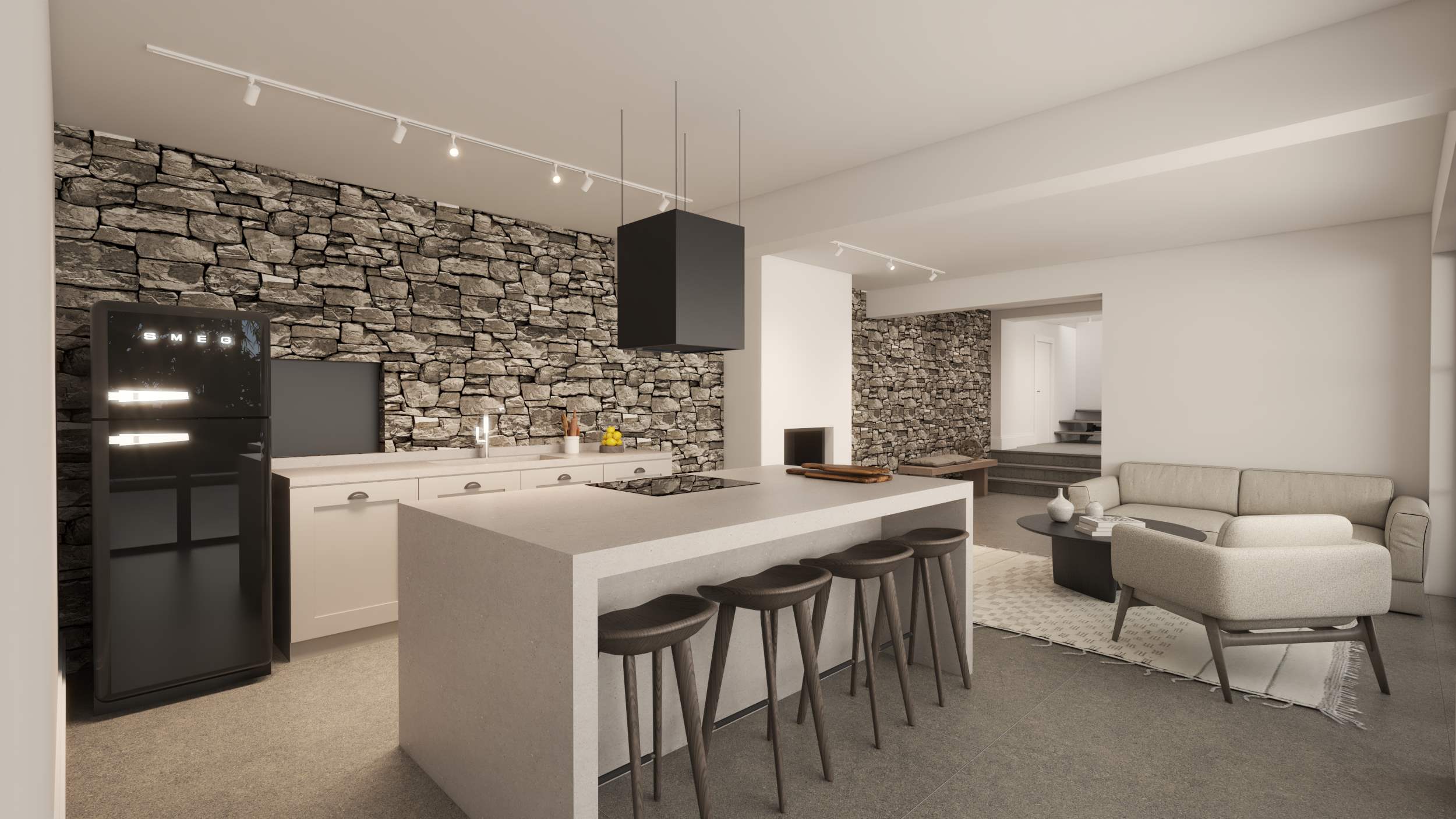 Υπόγειο κουζίνα