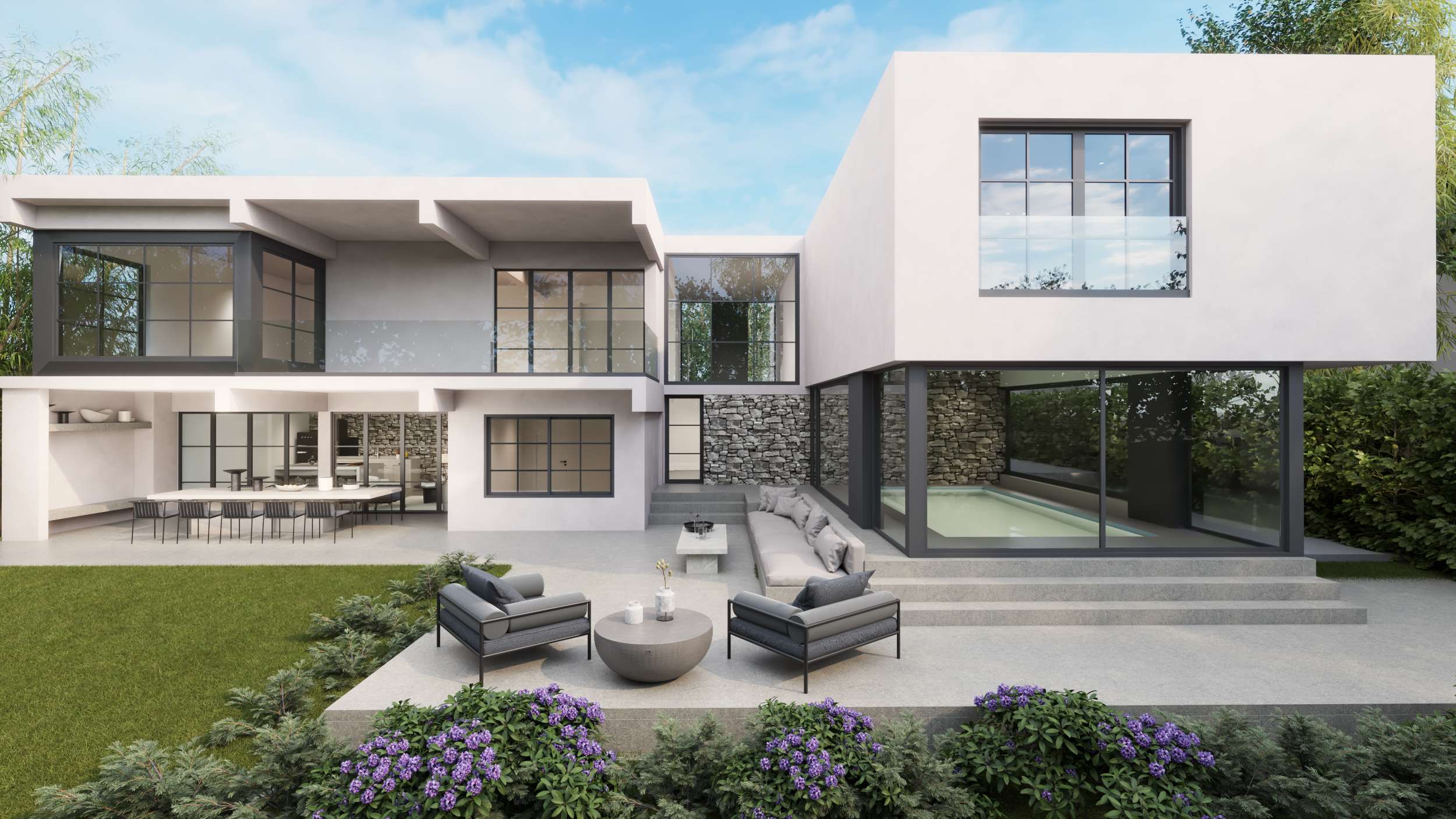 Πίσω όψη κατοικίας