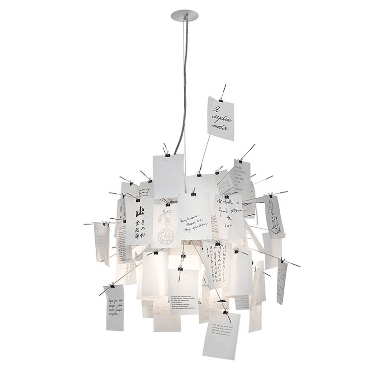 Zettelz Ingo Maurers φωτιστικό οροφής